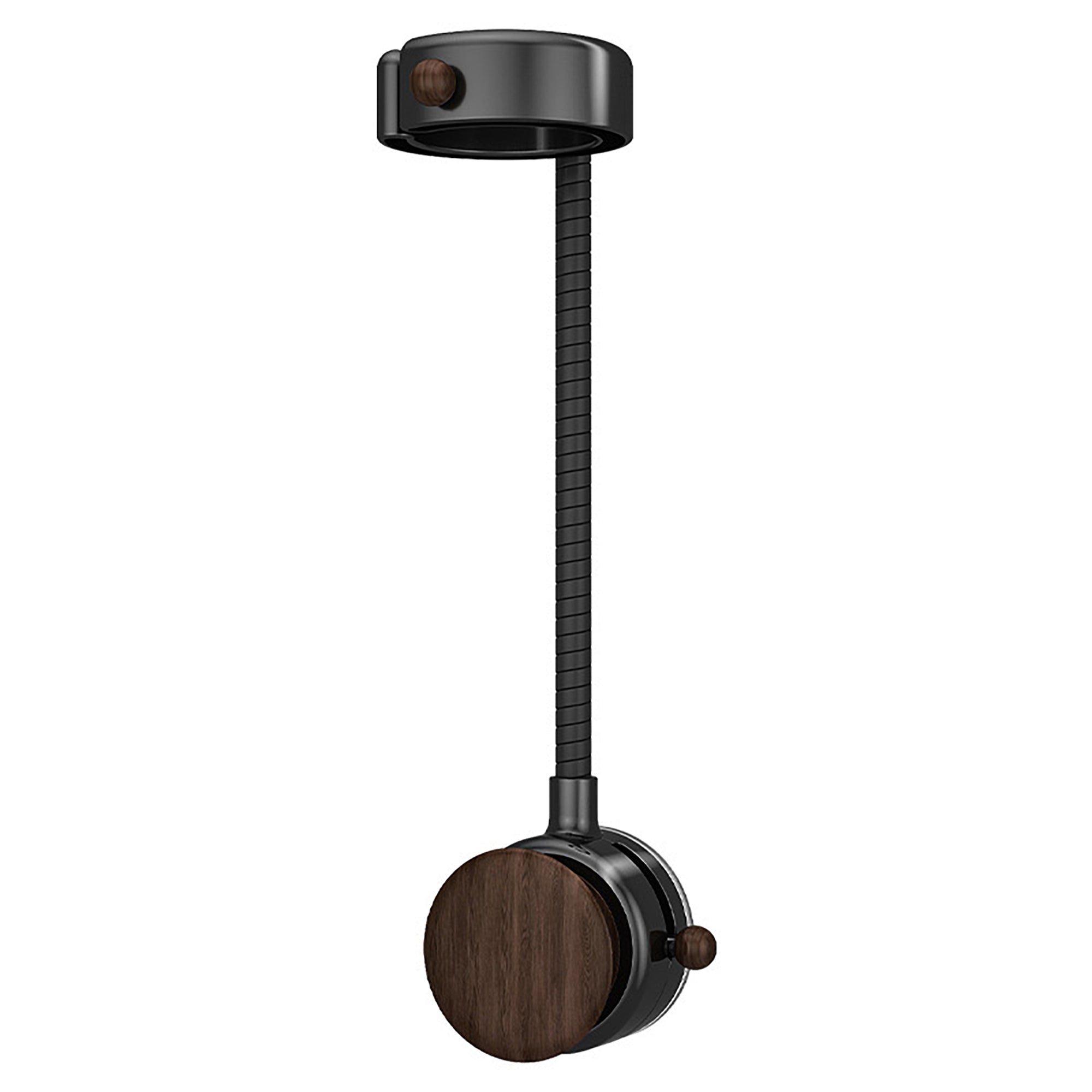 Anna-Kaci Adjustable Wall Mounted Hair Dryer Holder Flexible Arm 360 Degree Rotating Stand
