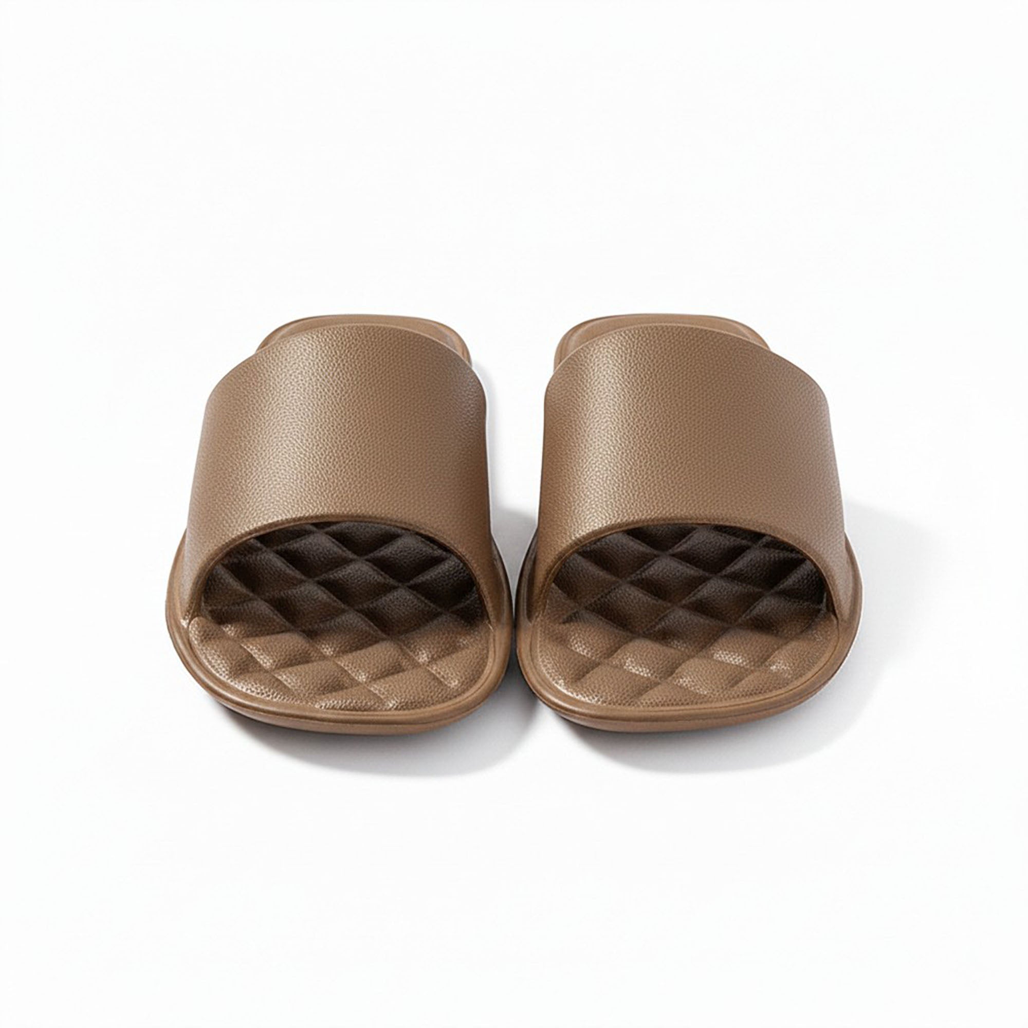 Anna-Kaci Women's Lightweight Slide Sandals with Textured Footbed