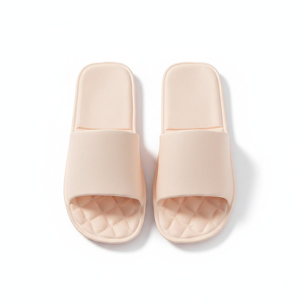 Anna-Kaci Women's Lightweight Slide Sandals with Textured Footbed