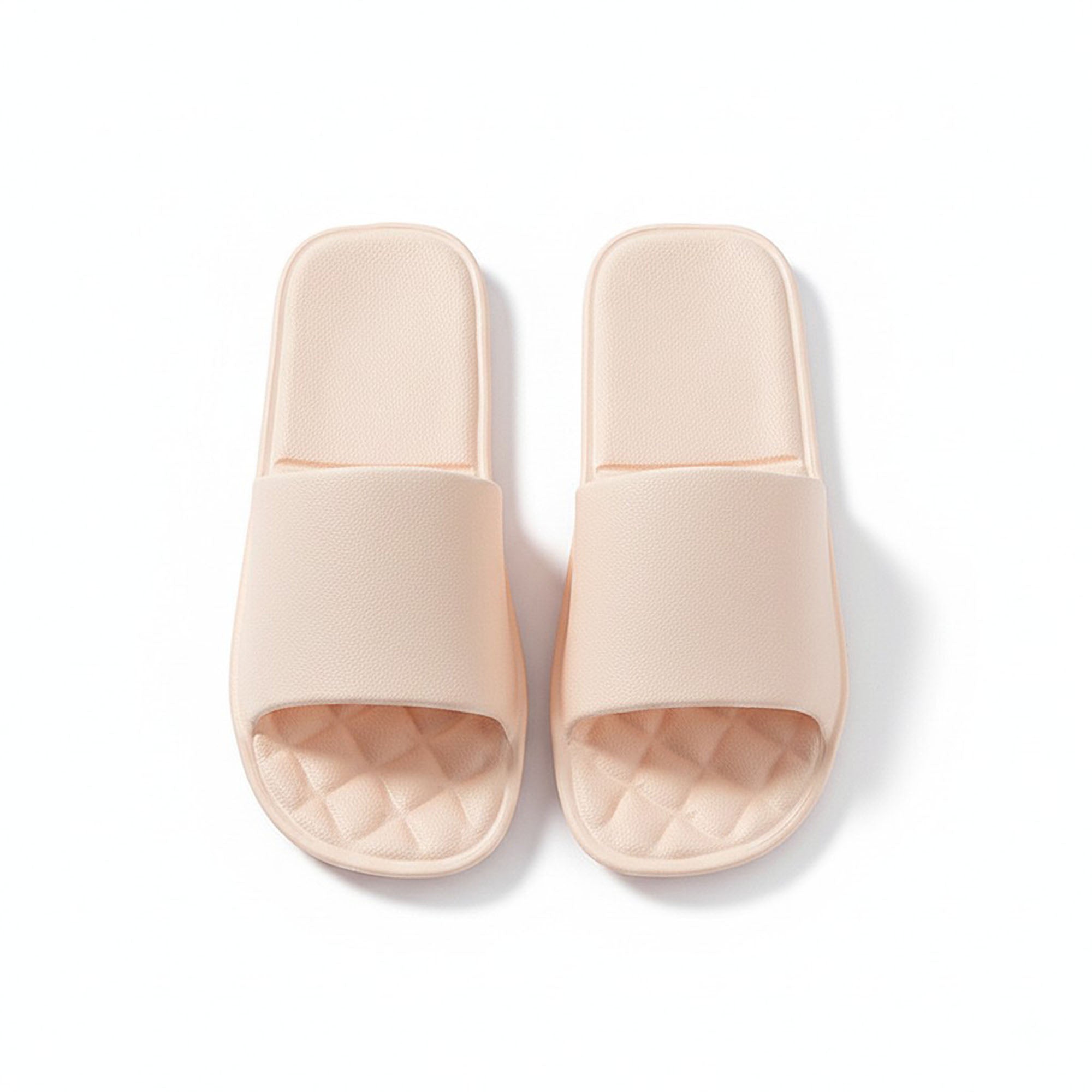 Anna-Kaci Women's Lightweight Slide Sandals with Textured Footbed