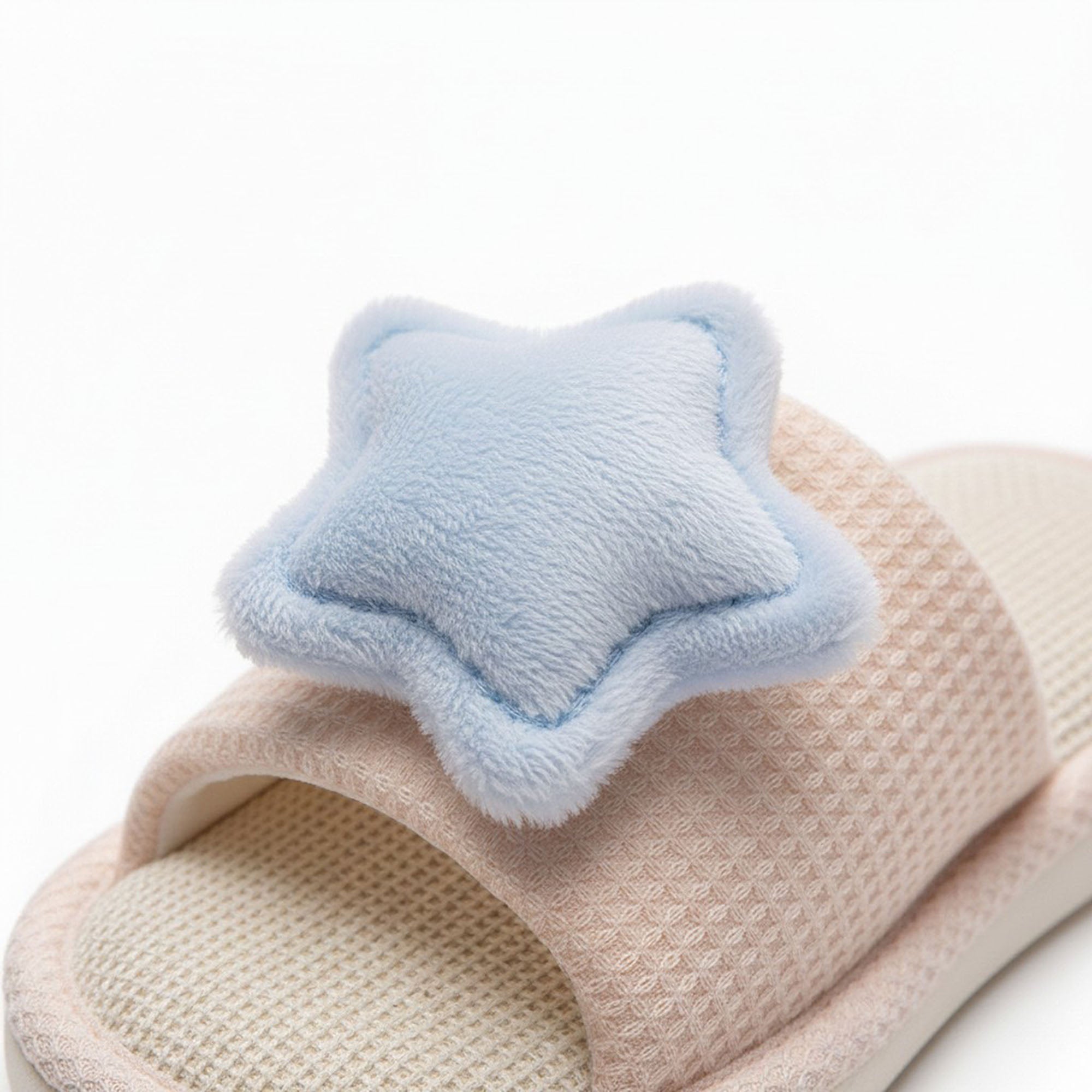 Anna-Kaci Women's Indoor Slide Slippers with Star and Moon Detail