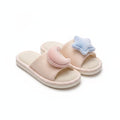 Anna-Kaci Women's Indoor Slide Slippers with Star and Moon Detail