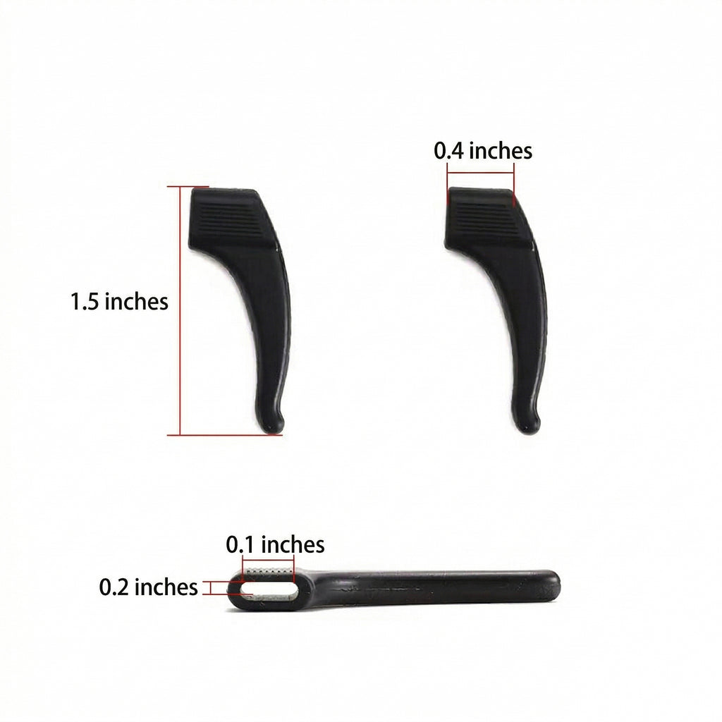 Anna-Kaci 10Pairs Eyeglass Ear Grip Hooks Silicone Anti Slip Glasses Retainers Soft Comfort Fit Eyewear Holder