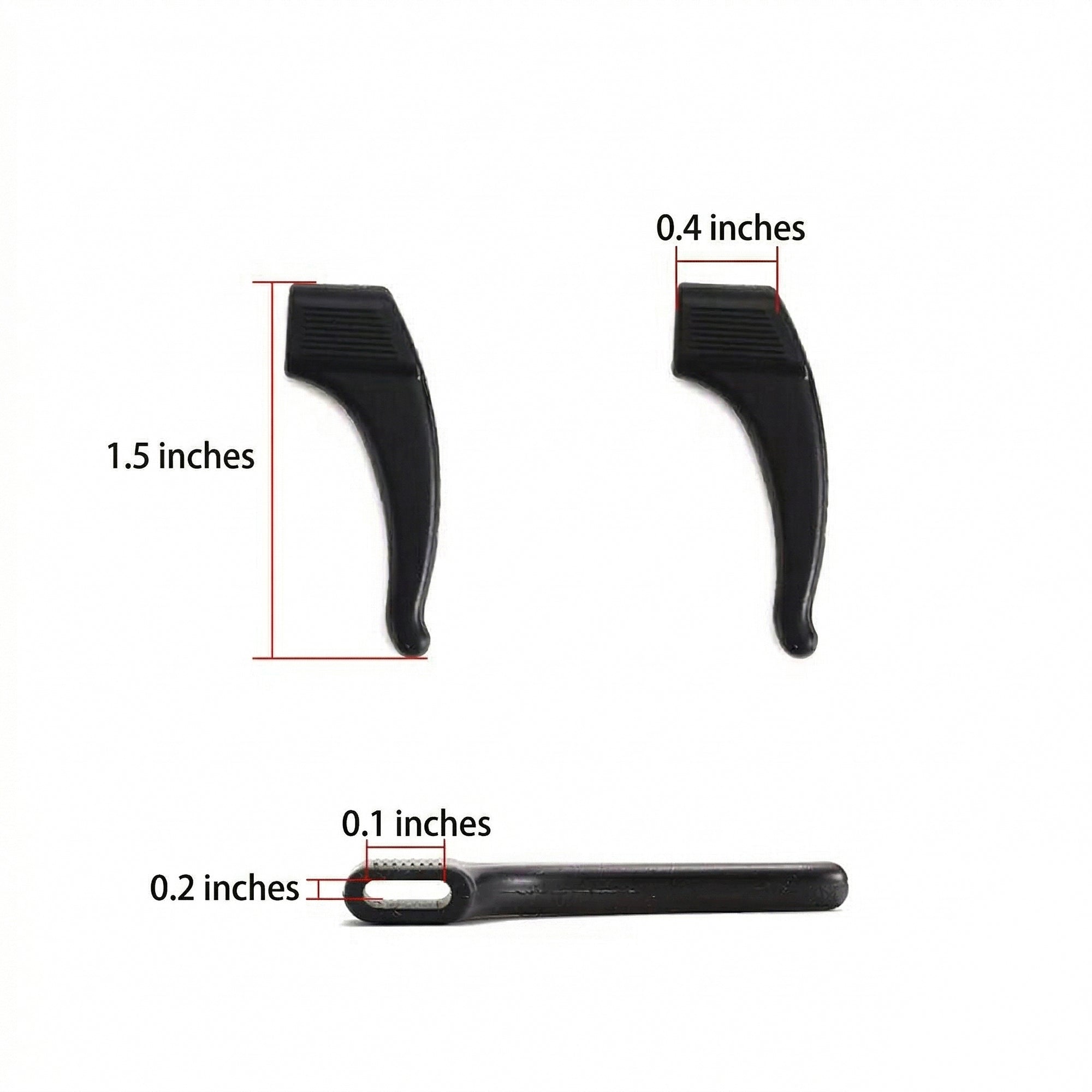 Anna-Kaci 10Pairs Eyeglass Ear Grip Hooks Silicone Anti Slip Glasses Retainers Soft Comfort Fit Eyewear Holder