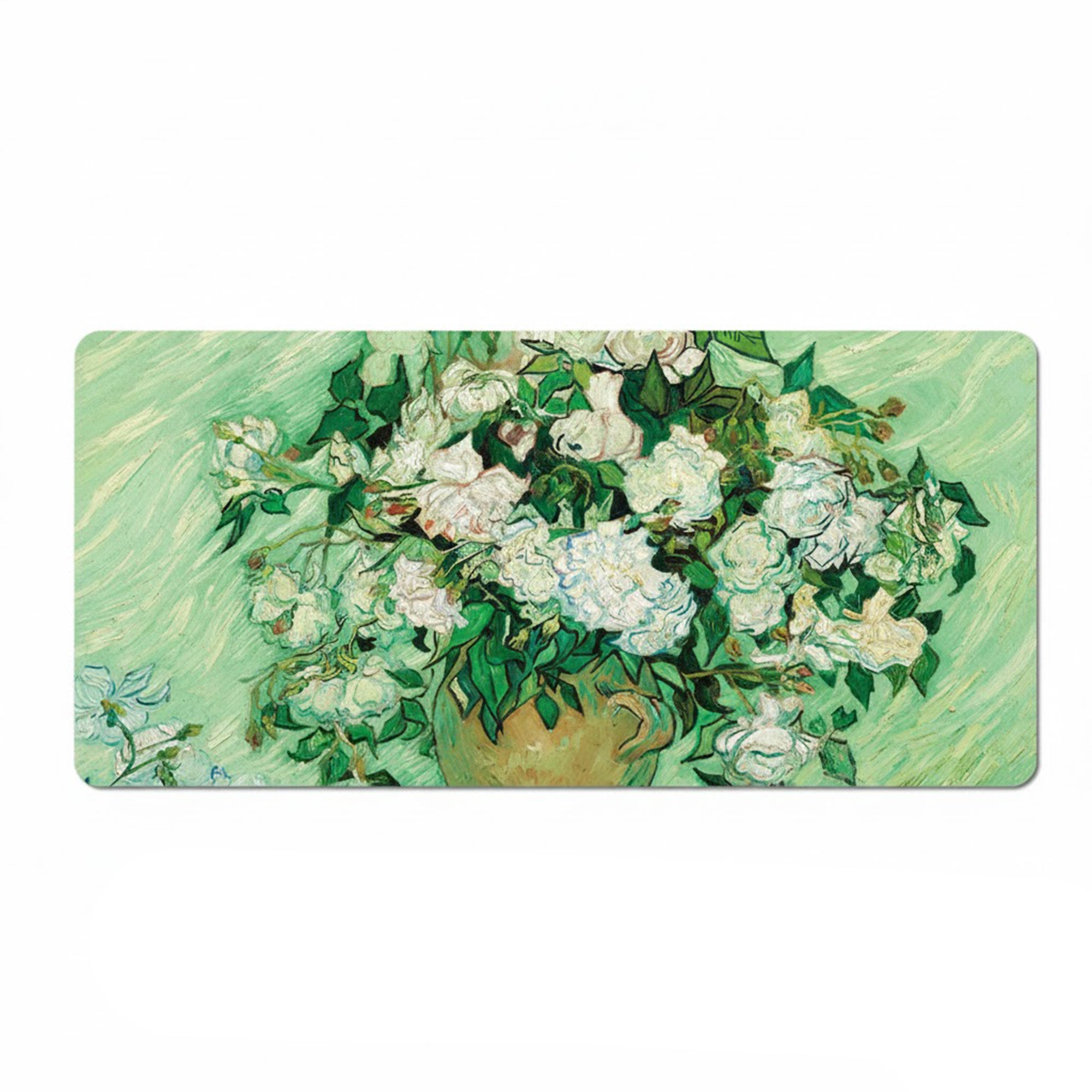 Anna-Kaci Gaming Mouse Pad Large Desk Mat with Impressionist Art Print for Keyboard Laptop and Office