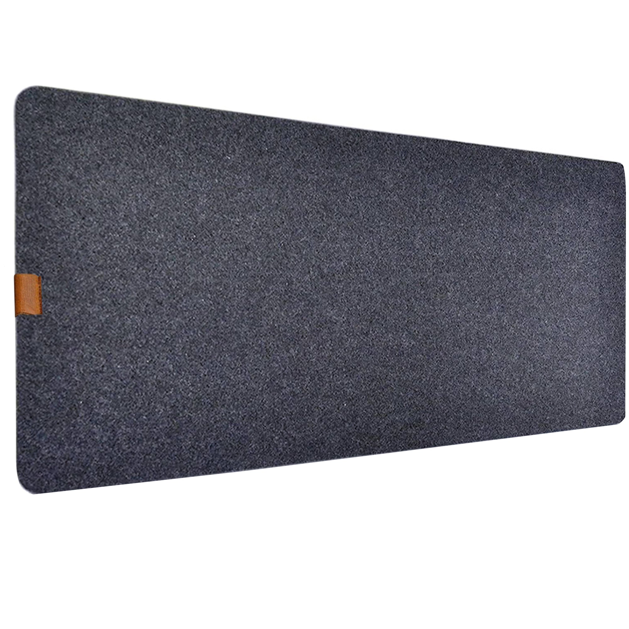 Anna-Kaci Large Felt Desk Mat Extended Mouse Pad with Dotted Backing Protective Surface