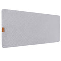 Anna-Kaci Large Felt Desk Mat Extended Mouse Pad with Dotted Backing Protective Surface