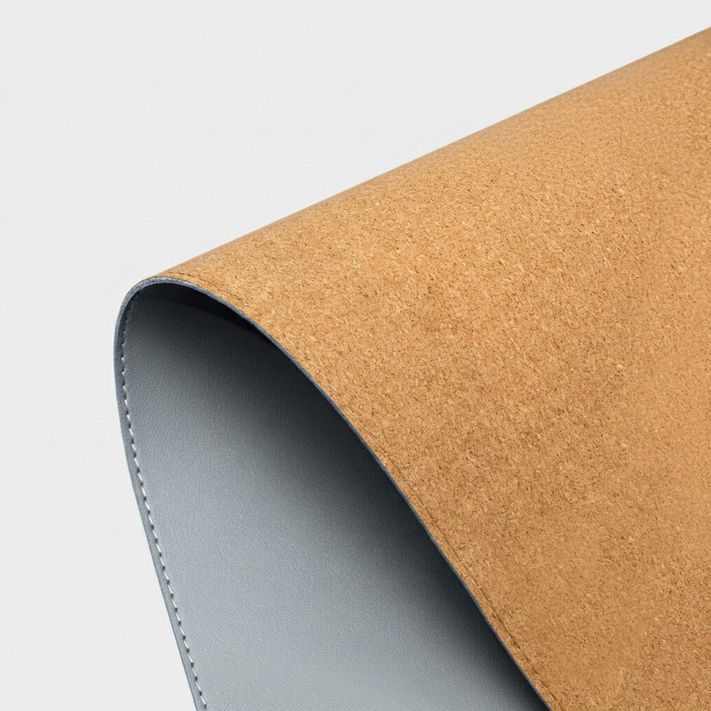 Anna-Kaci Eco Friendly Cork and PU Leather Desk Mat Large Extended Mouse Pad