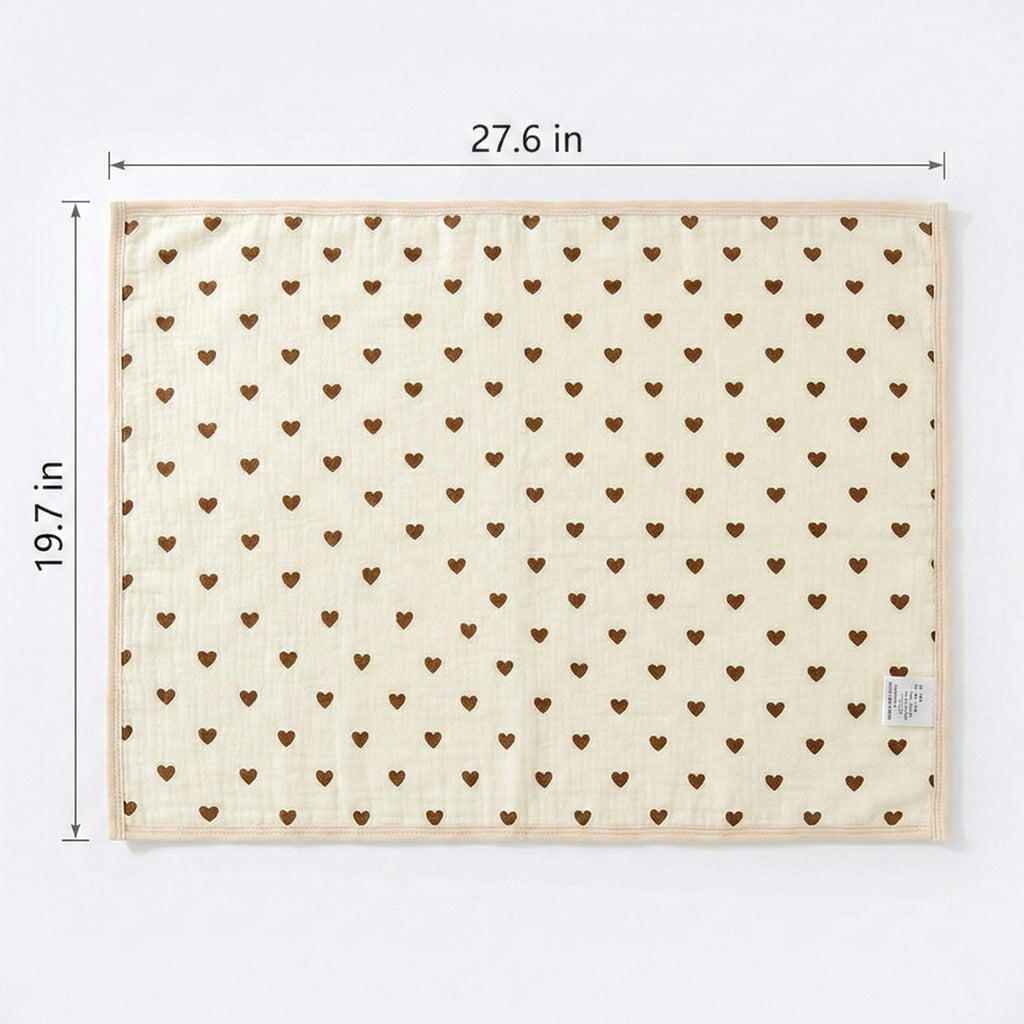 Anna-Kaci Waterproof Baby Changing Pad Reusable Crib Mattress Protector 27.6 x 19.7 Inches