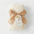 Anna-Kaci Textured Fringe Hand Towel 13x29 Inch Decorative Guest Towel Gift Ready