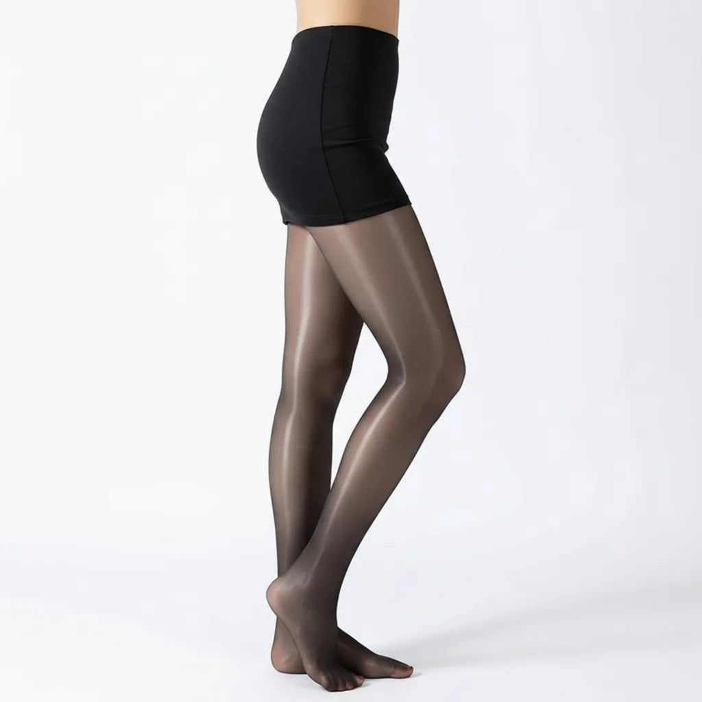 Anna-Kaci Women's 3-Pack Sheer Glossy Shine Tights with Ultra Smooth Stretch Knit Hosiery Pantyhose