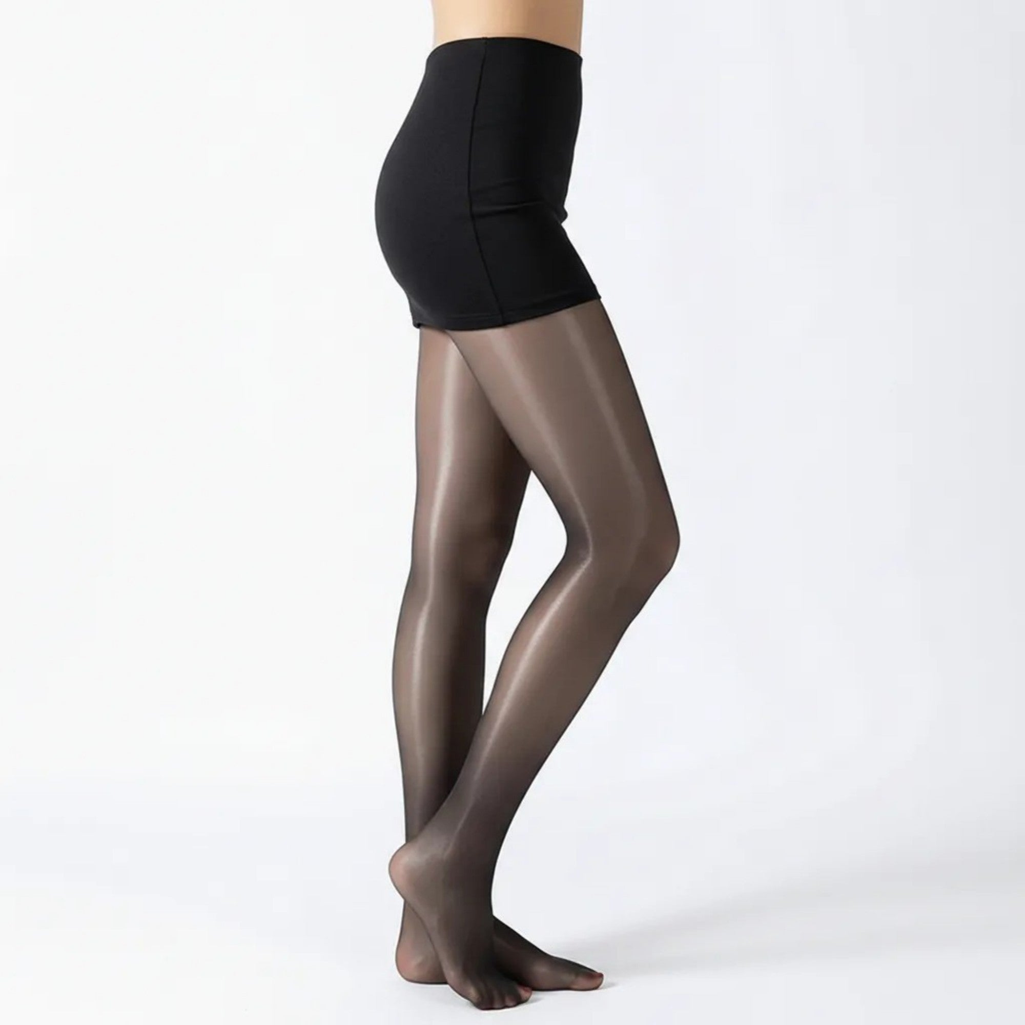 Anna-Kaci Women's 3-Pack Sheer Glossy Shine Tights with Ultra Smooth Stretch Knit Hosiery Pantyhose