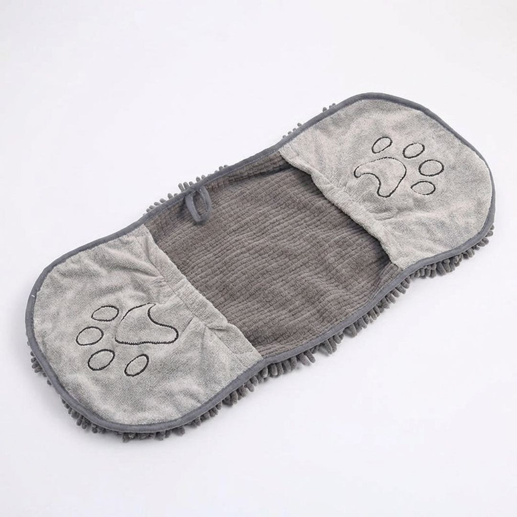 Anna-Kaci Microfiber Dog Drying Towel Mitt Super Absorbent Pet Bath Towel Fast Dry Dog Grooming Towel