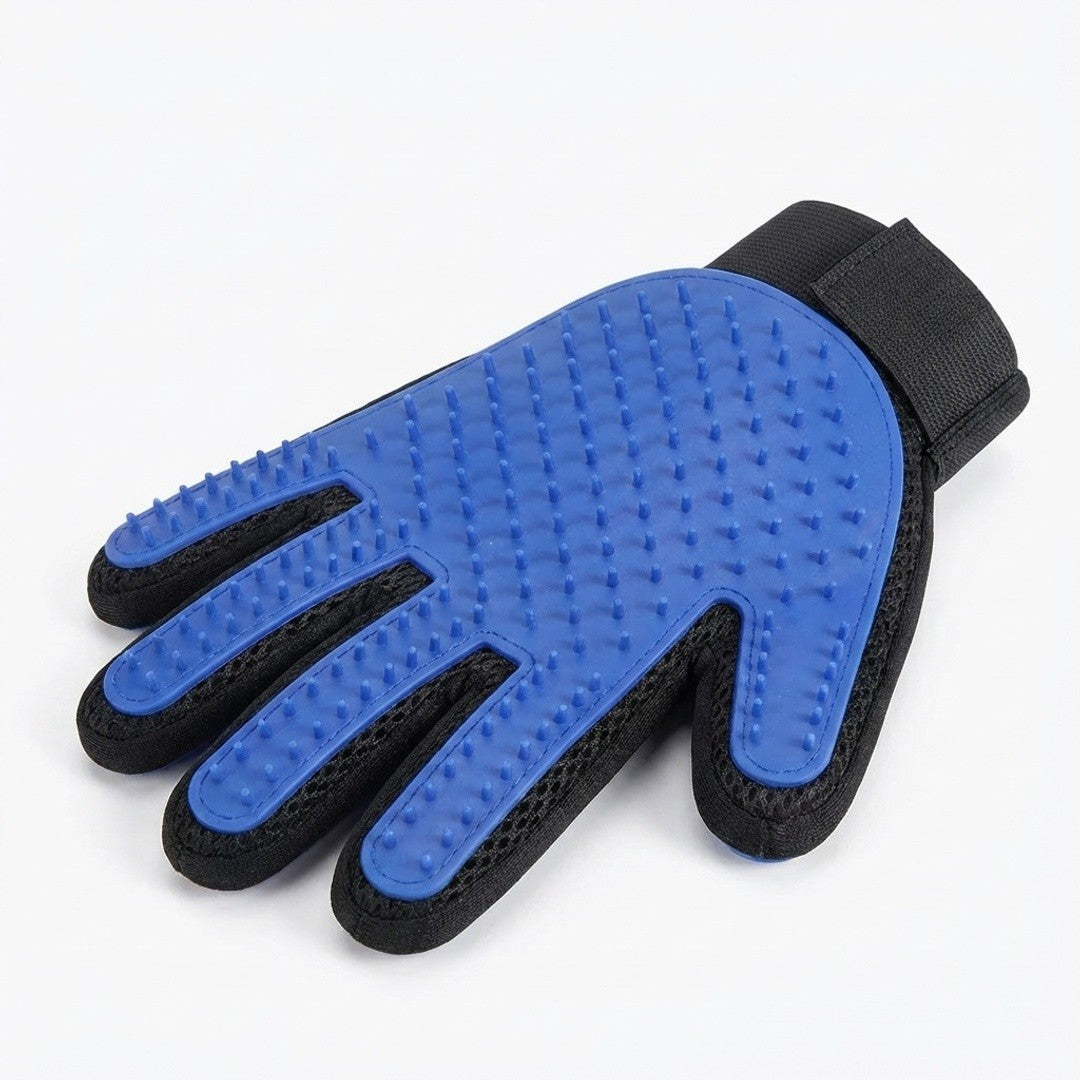 Anna-Kaci Dual Sided Pet Grooming Glove Cat Dog Deshedding Brush Bath Glove Hair Remover
