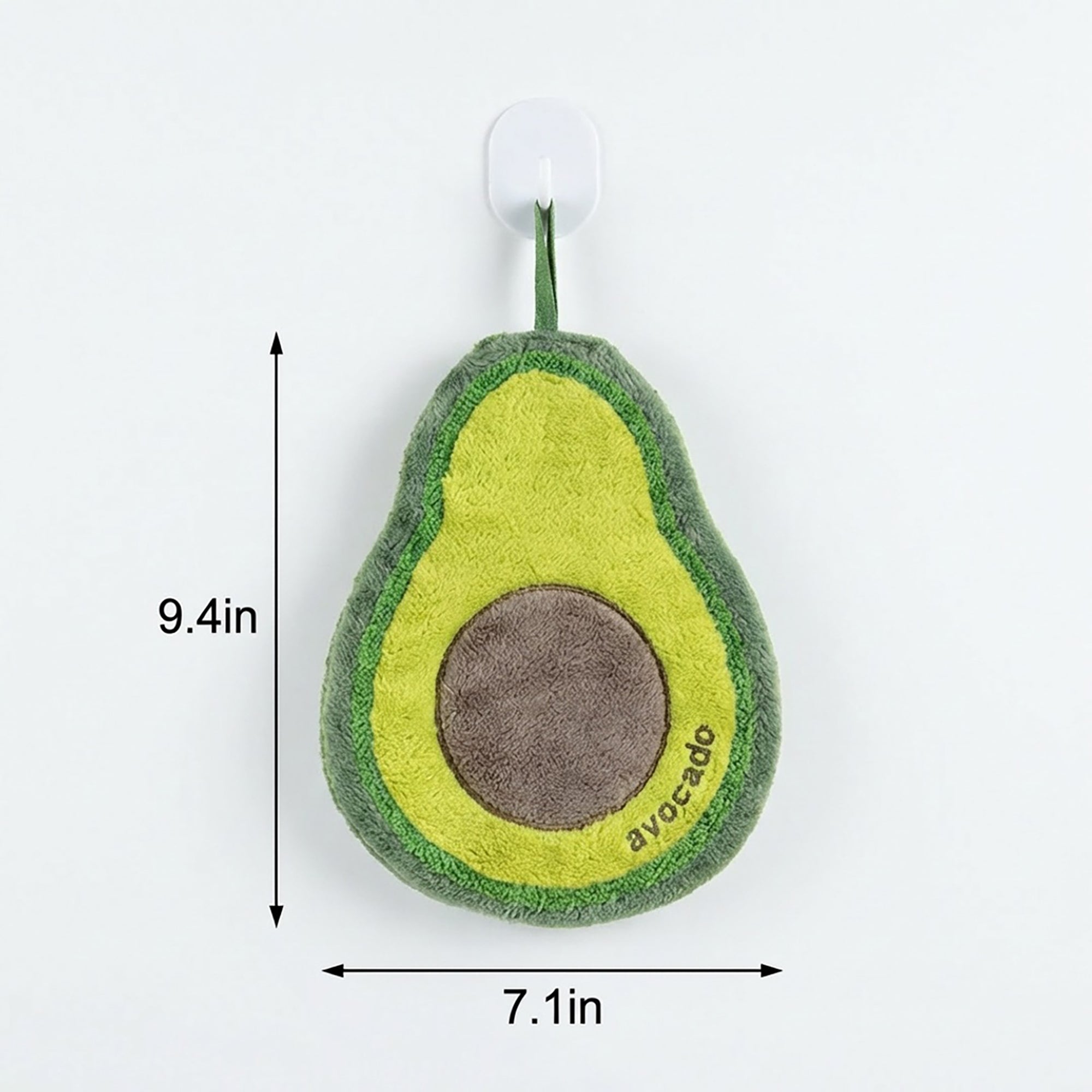 Anna-Kaci 3 Pack Hanging Hand Towels Cute Fruit Shape Kitchen Bathroom Quick Dry Decorative Cleaning Towels