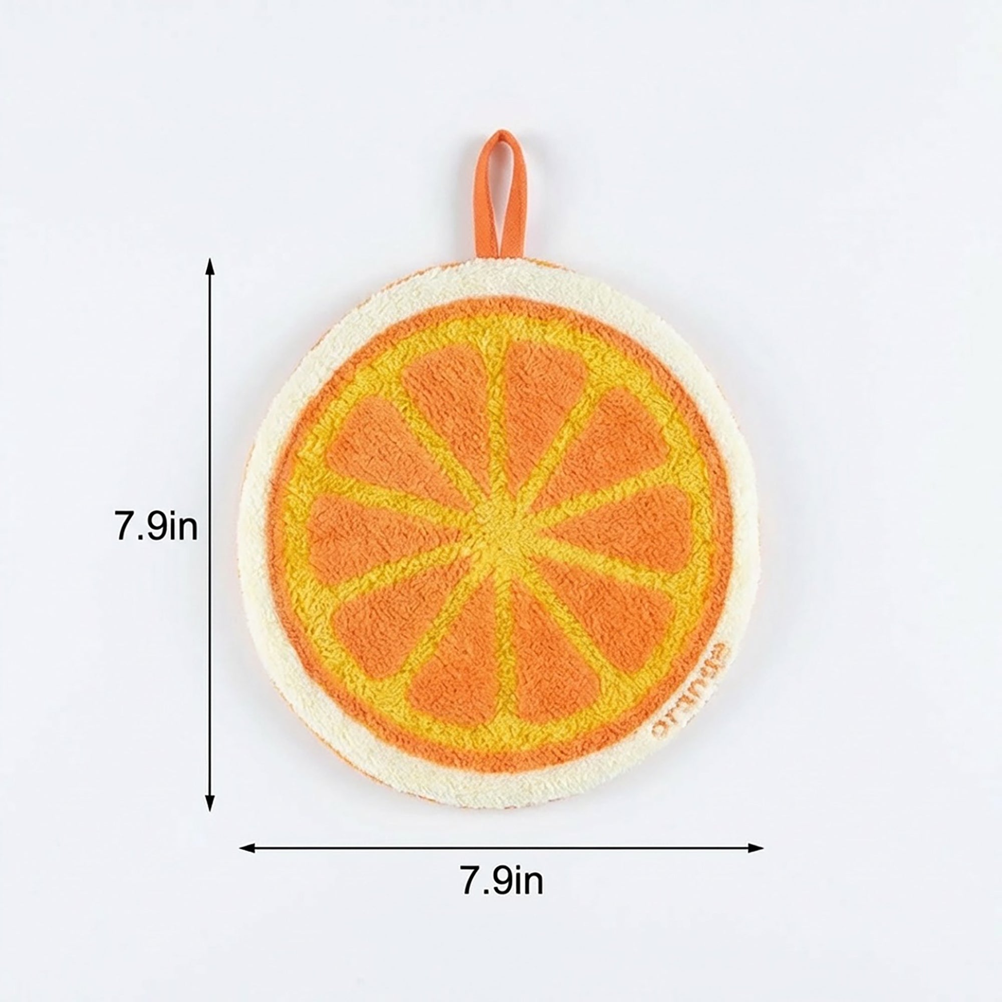 Anna-Kaci 3 Pack Hanging Hand Towels Cute Fruit Shape Kitchen Bathroom Quick Dry Decorative Cleaning Towels