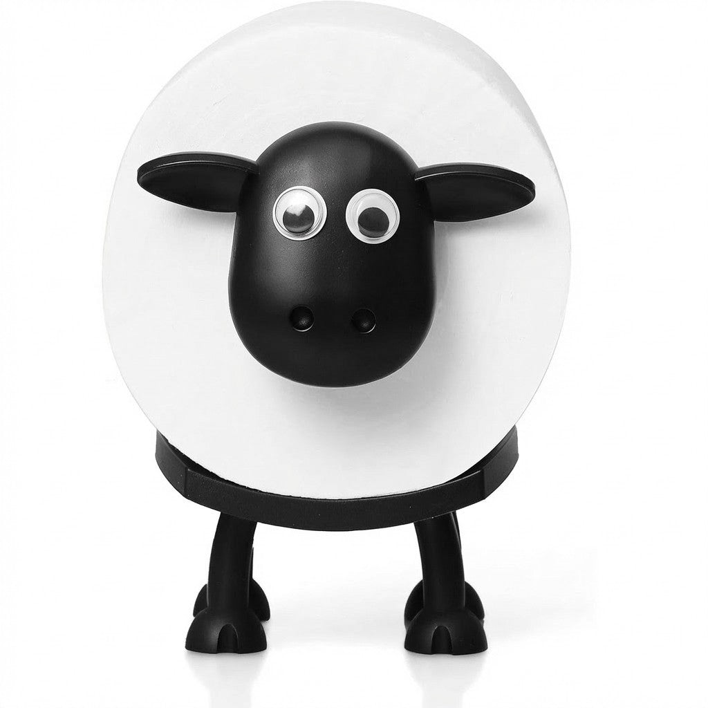 Anna-Kaci Sheep Toilet Paper Holder Funny Bathroom Toilet Roll Stand Decorative Holder