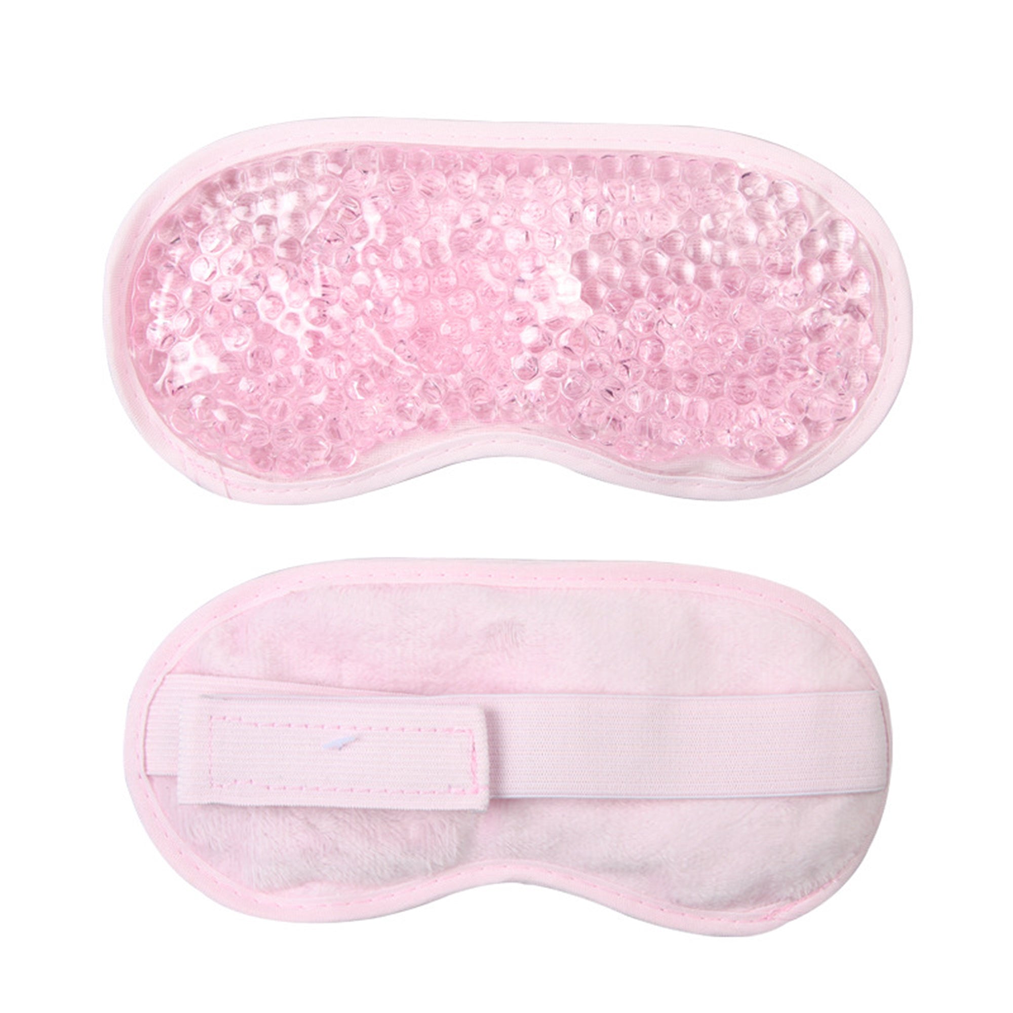 Anna-Kaci Reusable Gel Bead Eye Mask Hot and Cold Compress PVC Eye Cover with Adjustable Strap