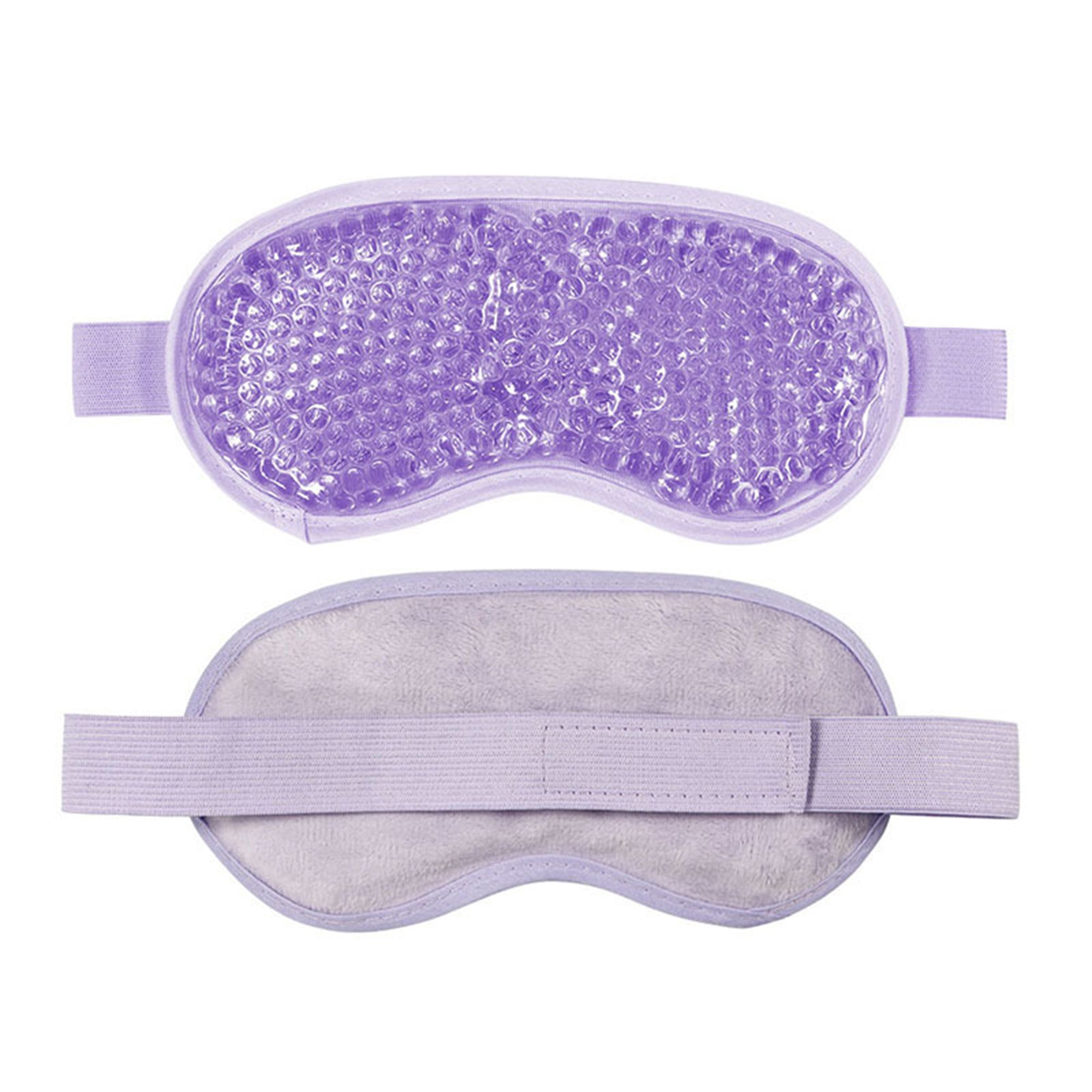Anna-Kaci Reusable Gel Bead Eye Mask Hot and Cold Compress PVC Eye Cover with Adjustable Strap