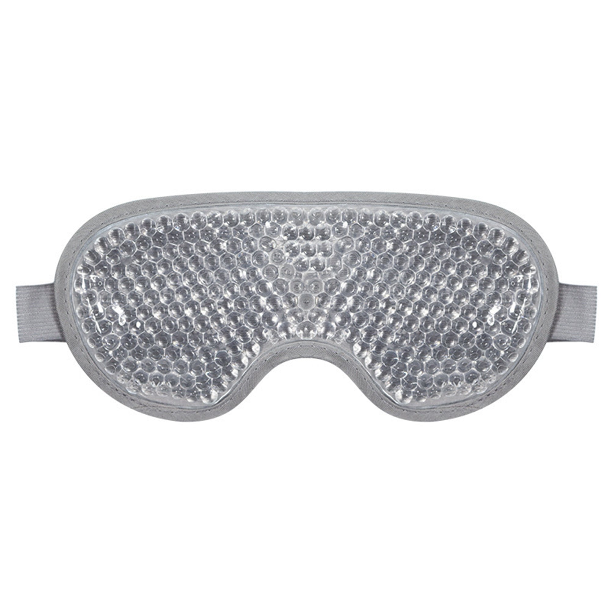 Anna-Kaci Reusable Gel Bead Eye Mask Hot and Cold Compress with PVC Exterior Adjustable Strap Design