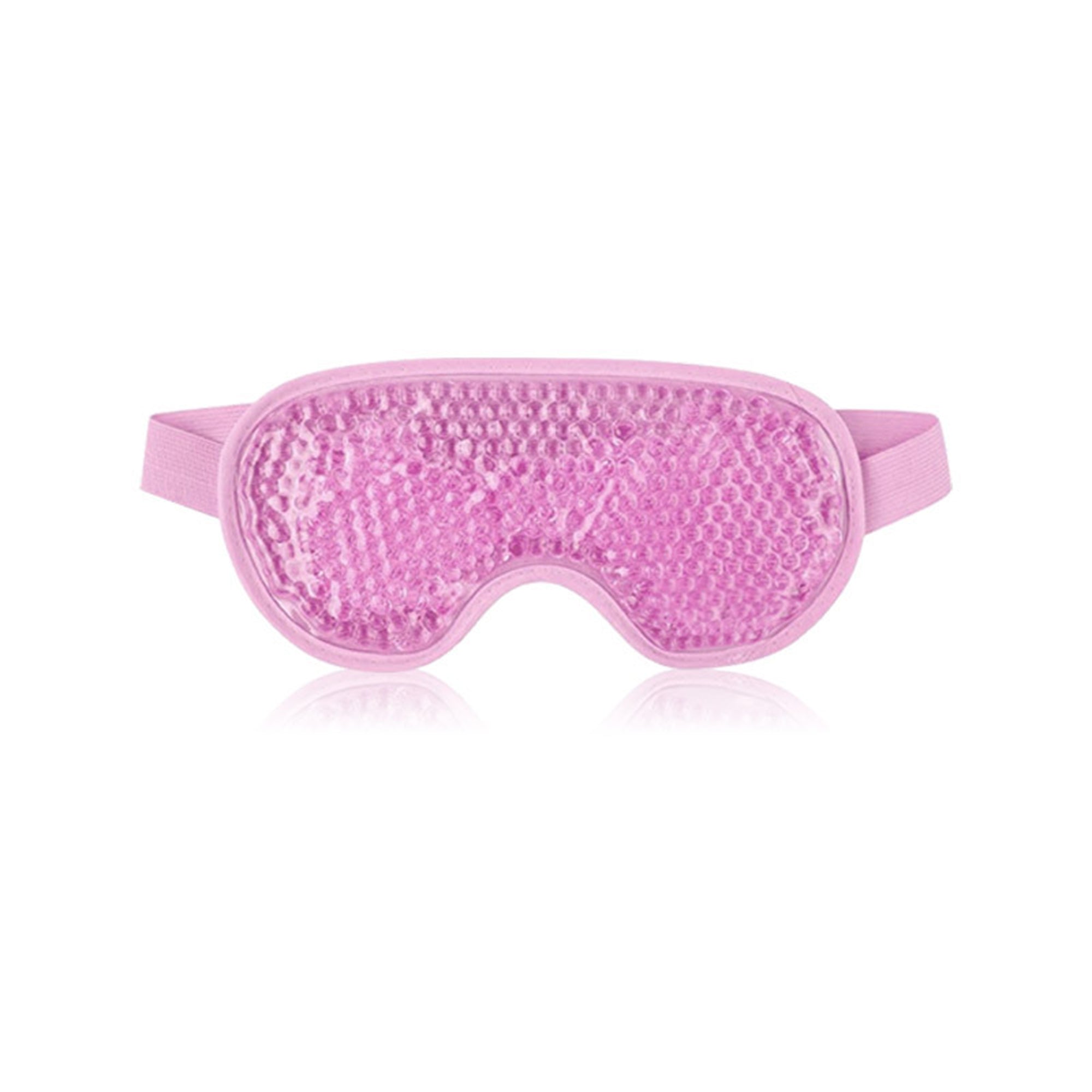 Anna-Kaci Reusable Gel Bead Eye Mask Hot and Cold Compress with PVC Exterior Adjustable Strap Design