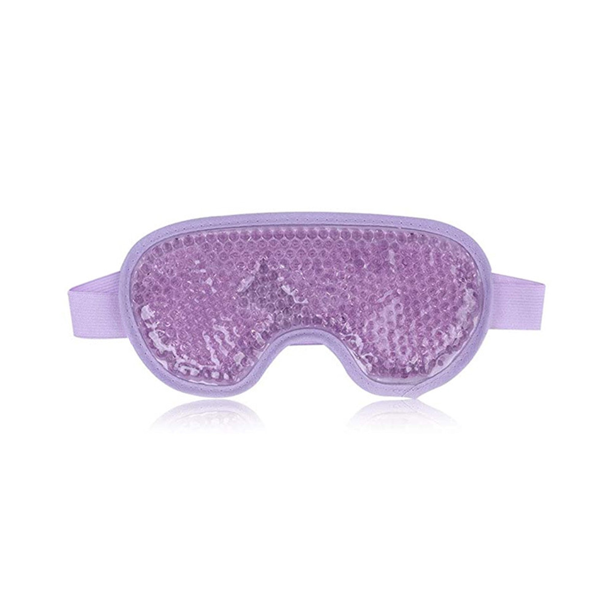 Anna-Kaci Reusable Gel Bead Eye Mask Hot and Cold Compress with PVC Exterior Adjustable Strap Design