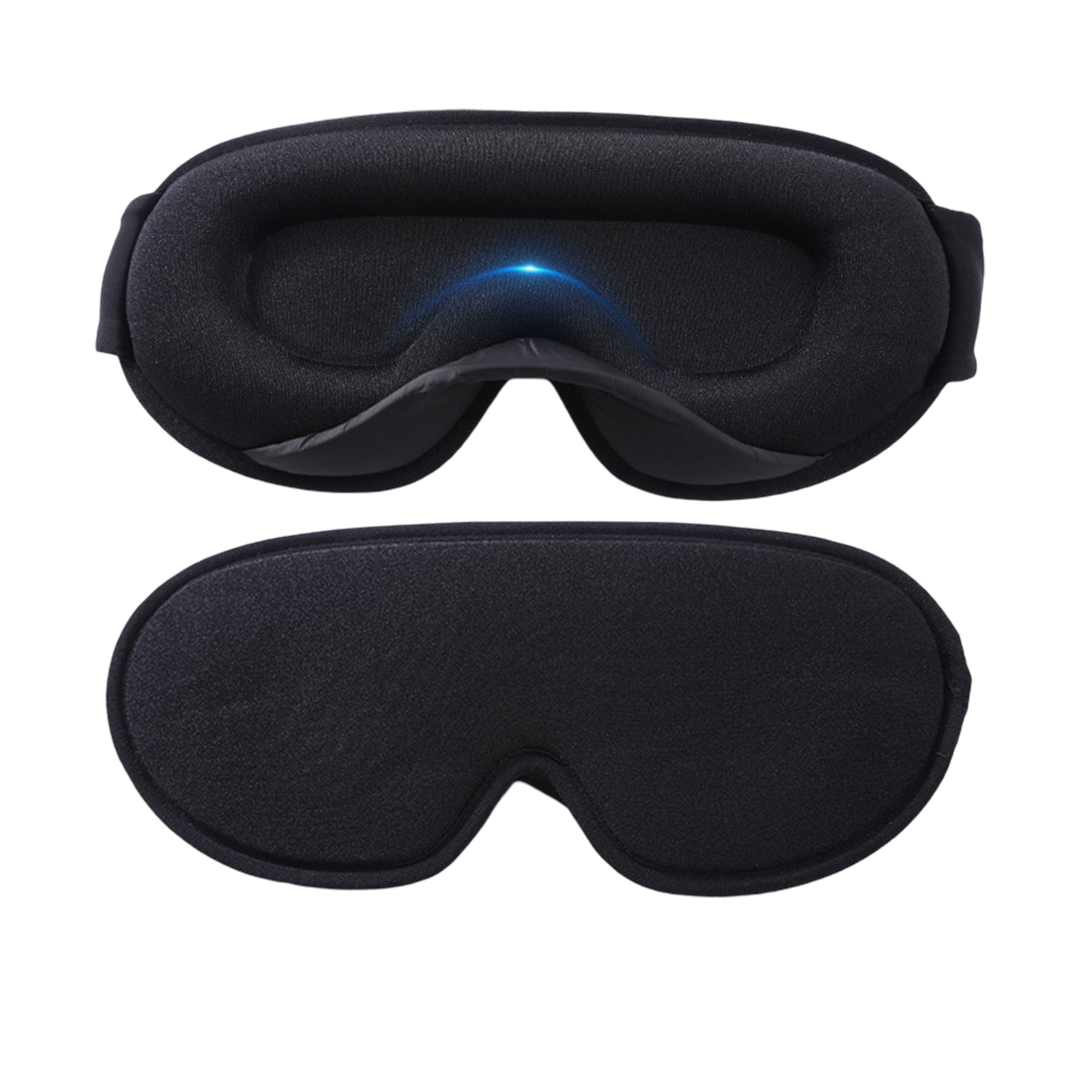 Anna-Kaci 3D Contoured Sleep Eye Mask with Integrated Nose Bridge Memory Foam Light Blocking Eye Cover