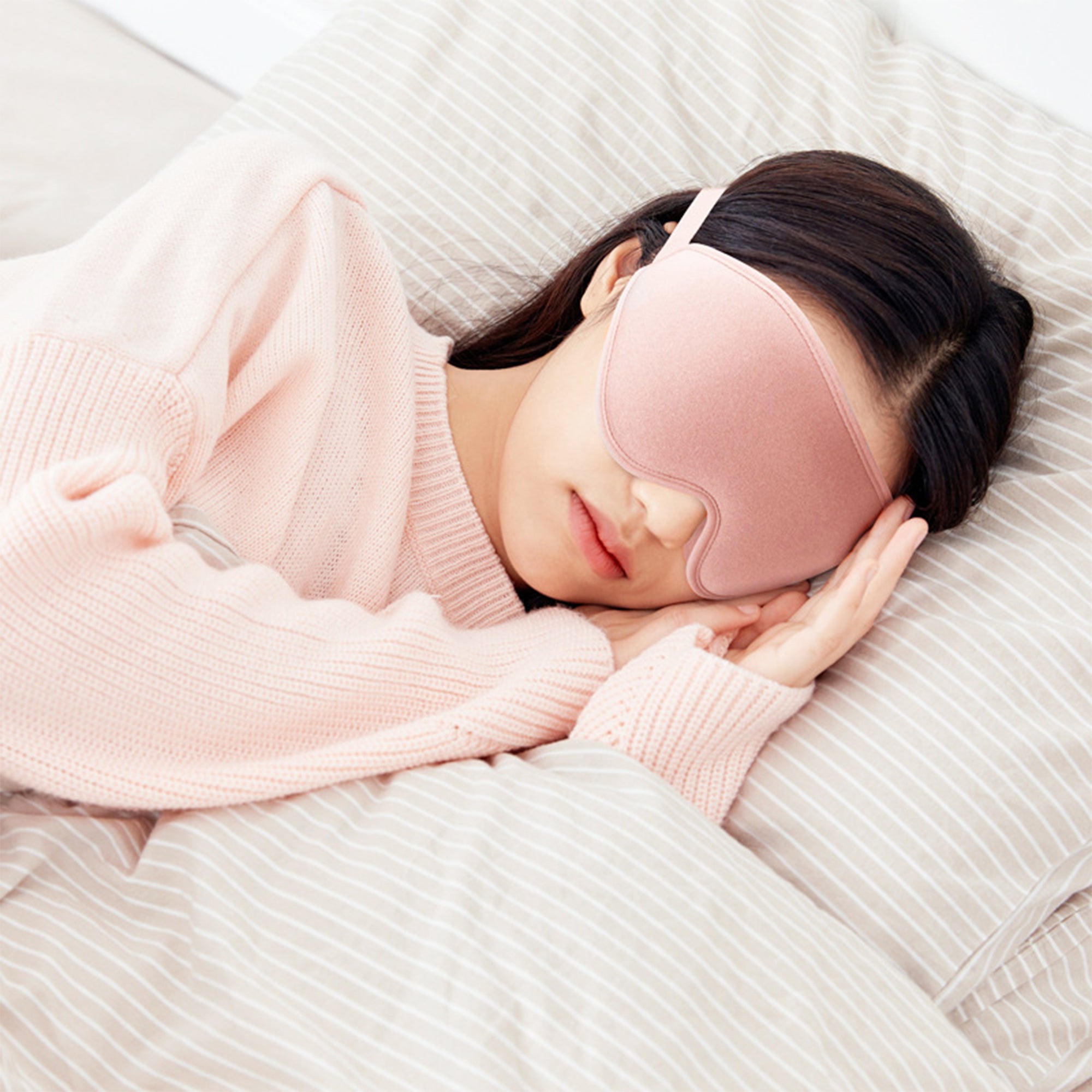 Anna-Kaci 3D Contoured Sleep Eye Mask with Memory Foam Padding Adjustable Strap and Full Light Blocking