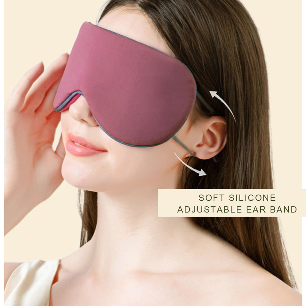 Anna-Kaci Dual-Sided Cooling and Warm Sleep Eye Mask with Adjustable Strap and Light Blocking Design