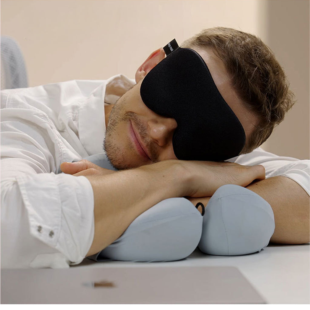 Anna-Kaci 3D Contoured Sleep Eye Mask for Women and Men Adjustable Strap Light Blocking Eye Cover