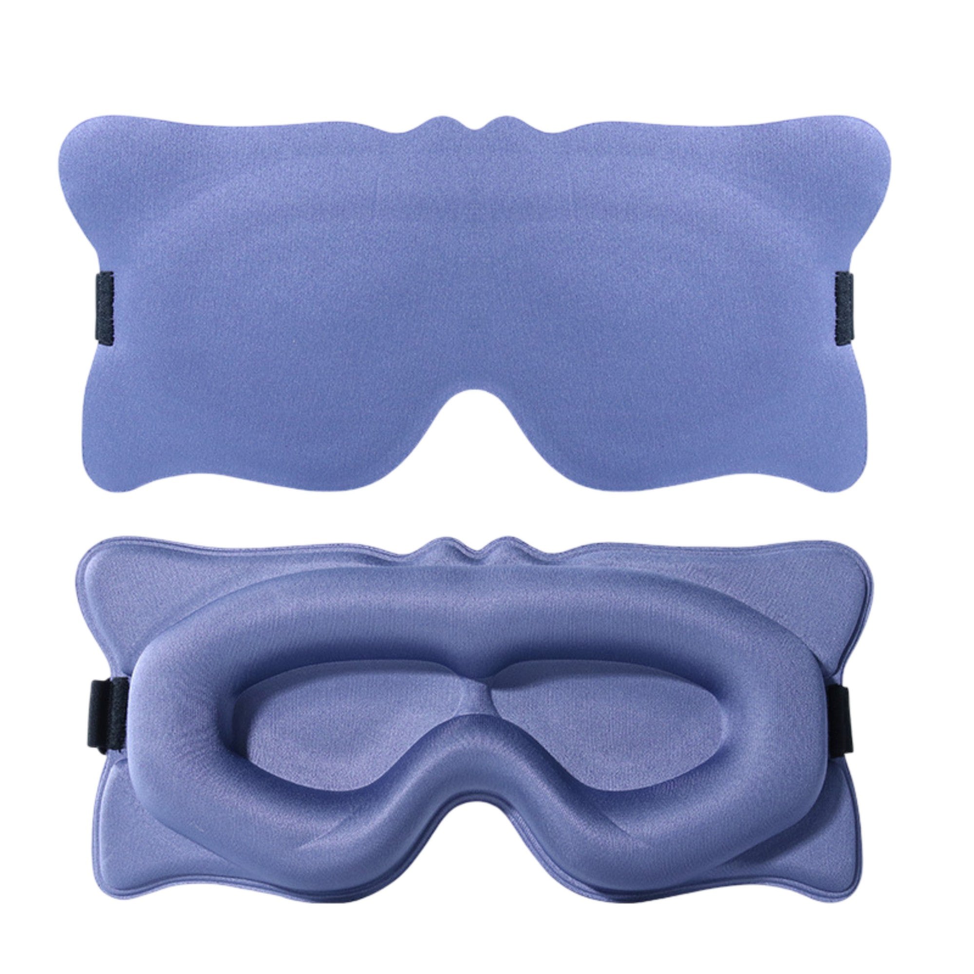Anna-Kaci Contoured Sleep Mask Light Blocking Eye Mask Adjustable Strap Eye Cover for Travel Nap Night Sleep