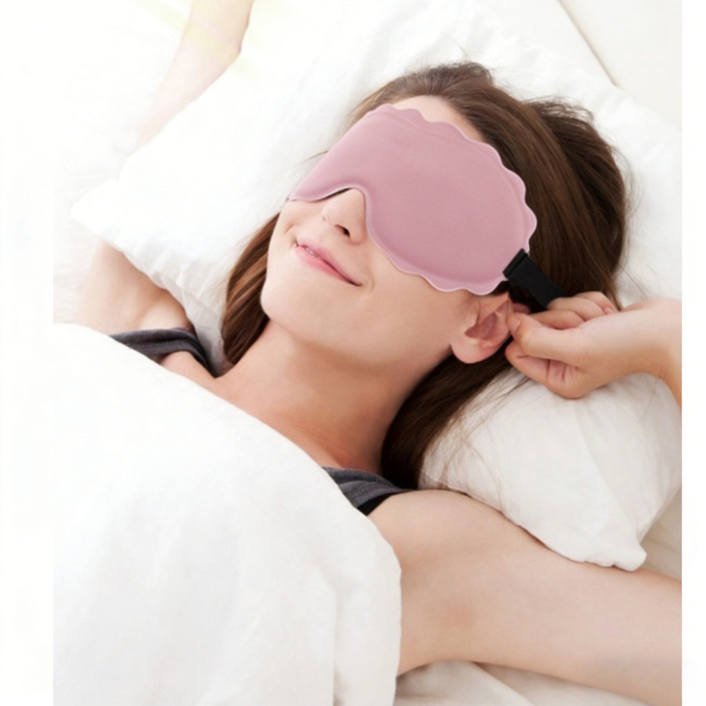 Anna-Kaci 3D Contoured Sleep Mask Light Blocking Eye Mask Adjustable Strap Soft Eye Cover for Travel Sleep