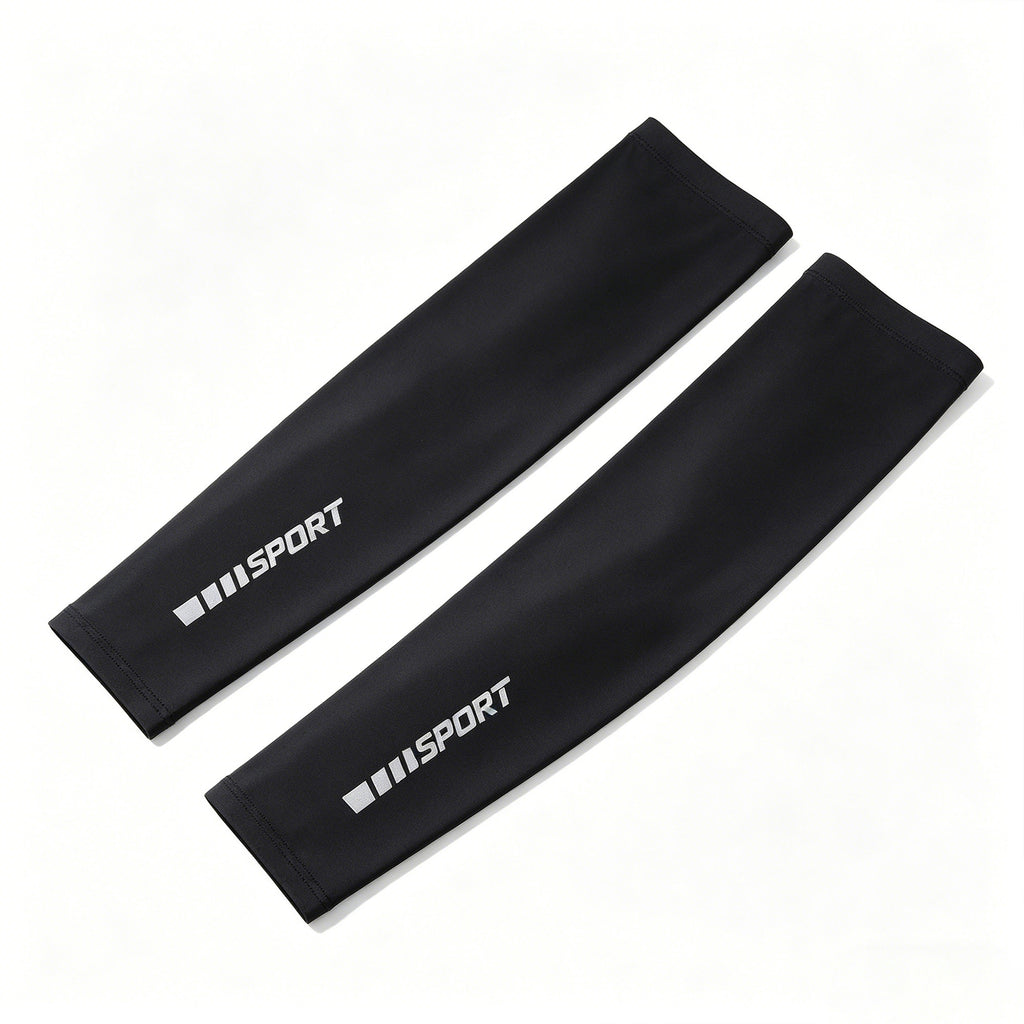 Anna-Kaci Unisex Arm Sleeves 2 Pair Set Breathable Stretch Sun Sleeves for Sports Outdoor Activities