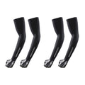 Anna-Kaci Unisex Arm Sleeves 2 Pair Set Breathable Stretch Sun Sleeves for Sports Outdoor Activities