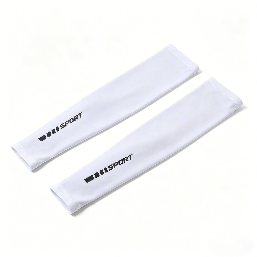 Anna-Kaci Unisex Arm Sleeves 2 Pair Set Breathable Stretch Sun Sleeves for Sports Outdoor Activities