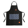 Anna-Kaci Denim Kitchen Apron with Adjustable Neck Strap Multi Pocket Work Apron for Cooking Baking Barista
