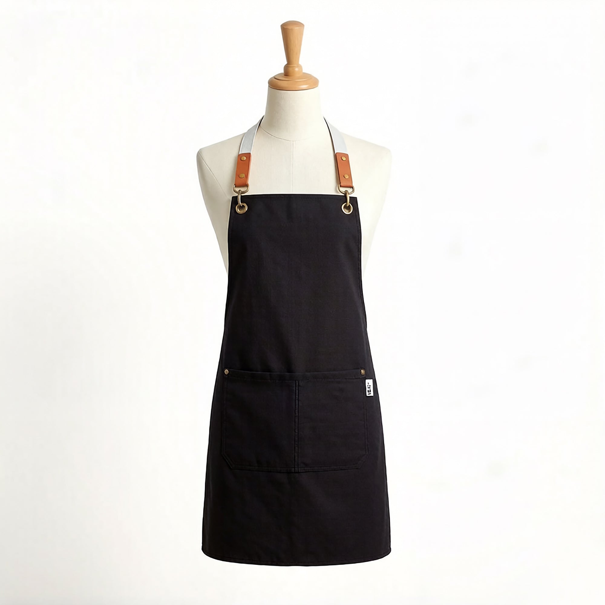 Anna-Kaci Canvas Utility Apron with Straps Cross Back Design for Kitchen Cafe and Artisan Work