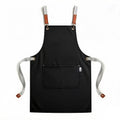 Anna-Kaci Canvas Utility Apron with Straps Cross Back Design for Kitchen Cafe and Artisan Work