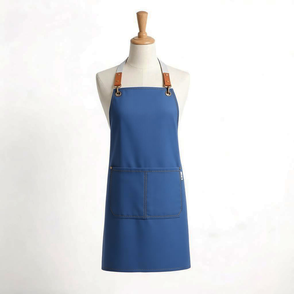 Anna-Kaci Canvas Utility Apron with Straps Cross Back Design for Kitchen Cafe and Artisan Work