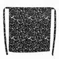 Anna-Kaci Kitchen Waist Apron with Chef Print Design Half Apron for Cooking Baking Serving Cleaning