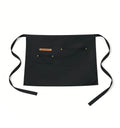 Anna-Kaci Waist Apron with Multiple Pockets Adjustable Tie Straps Half Apron for Cooking Serving Barista