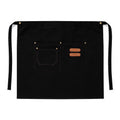Anna-Kaci Waist Apron with Multi Pocket Storage Adjustable Tie Straps Half Apron for Kitchen Cooking Work