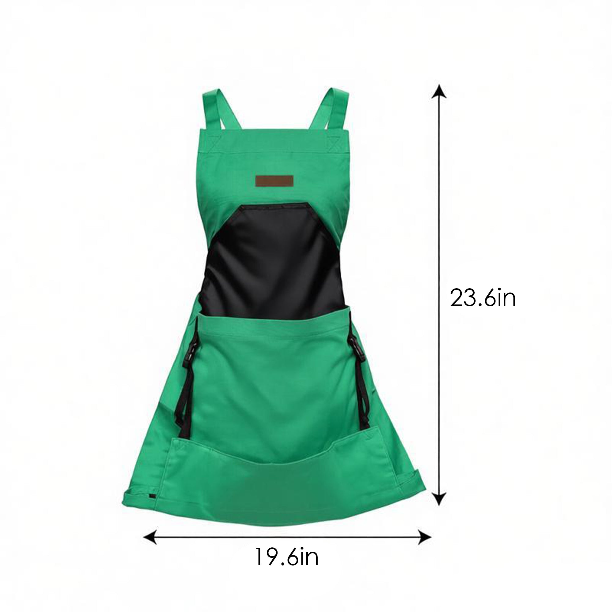 Anna-Kaci Full Coverage Gardening Apron with Large Harvest Pocket Oxford Fabric Apron for Yard Fruit Picking