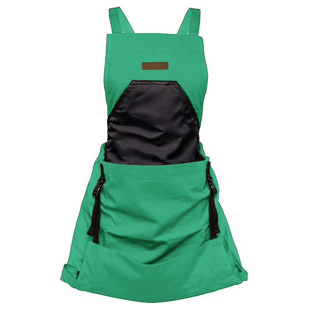Anna-Kaci Full Coverage Gardening Apron with Large Harvest Pocket Oxford Fabric Apron for Yard Fruit Picking