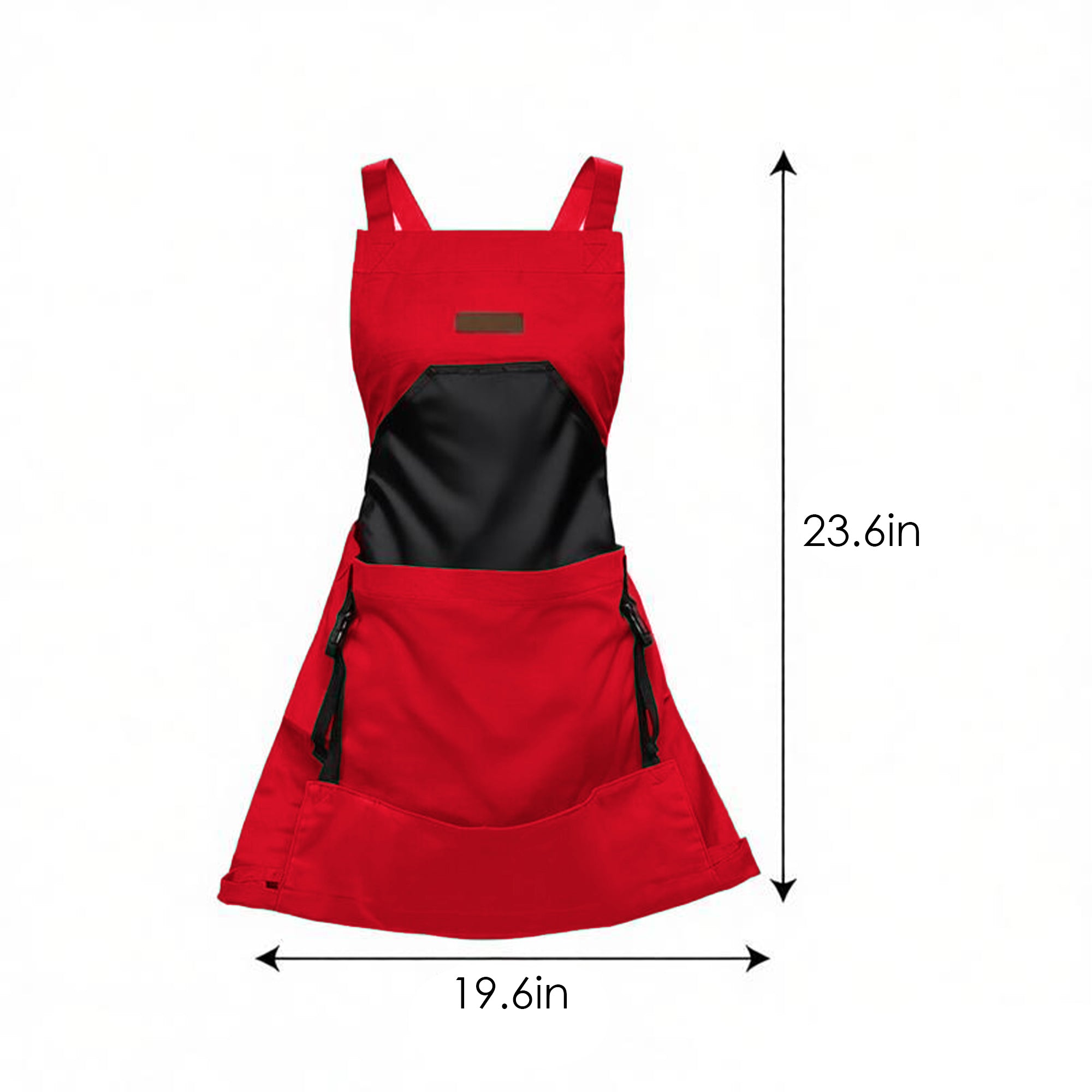 Anna-Kaci Full Coverage Gardening Apron with Large Harvest Pocket Oxford Fabric Apron for Yard Fruit Picking