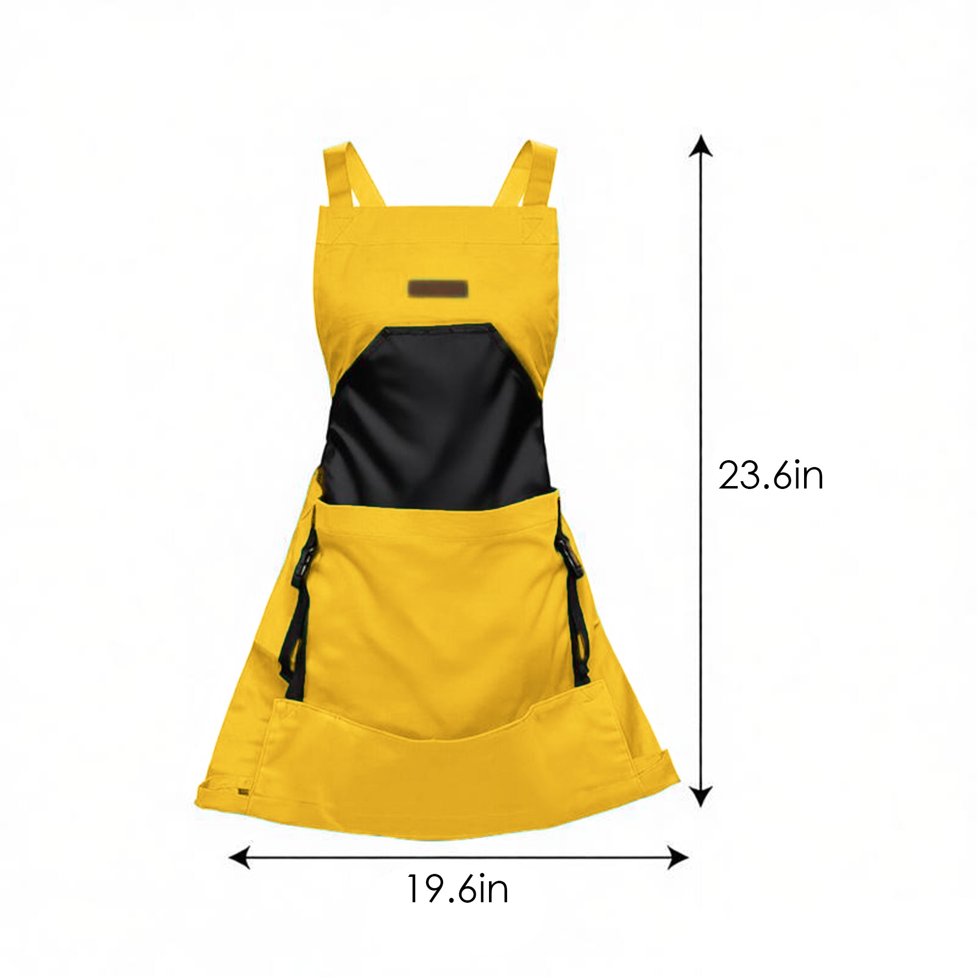 Anna-Kaci Full Coverage Gardening Apron with Large Harvest Pocket Oxford Fabric Apron for Yard Fruit Picking