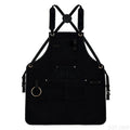 Anna-Kaci Full Coverage Work Apron with Multi Pocket Storage Canvas Utility Apron for Workshop Gardening