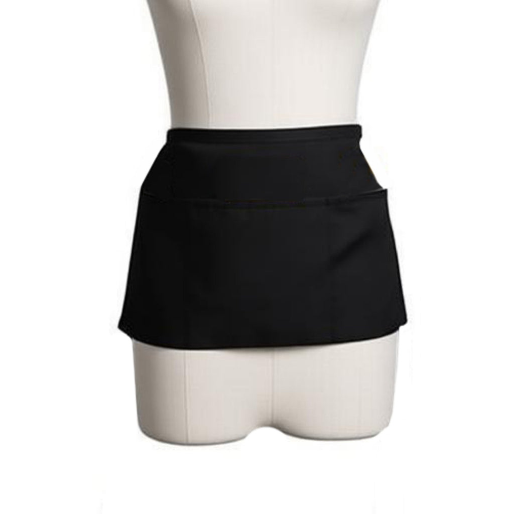 Anna-Kaci Cotton Waist Apron with Pockets Half Apron Utility Server Apron for Cooking Serving Craft Work