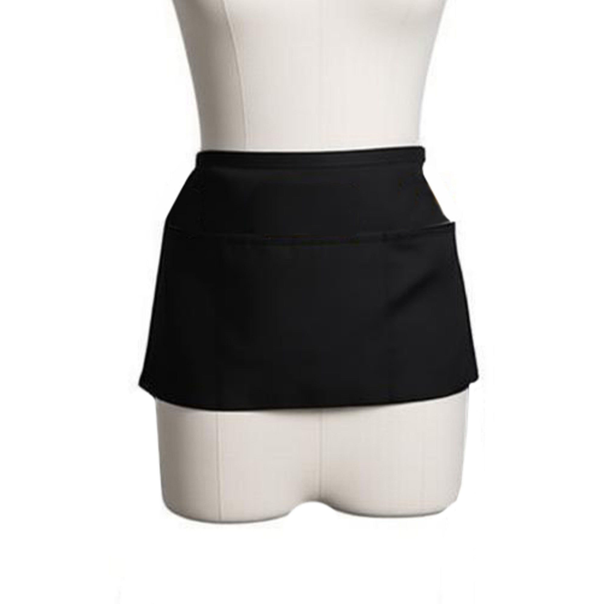 Anna-Kaci Cotton Waist Apron with Pockets Half Apron Utility Server Apron for Cooking Serving Craft Work