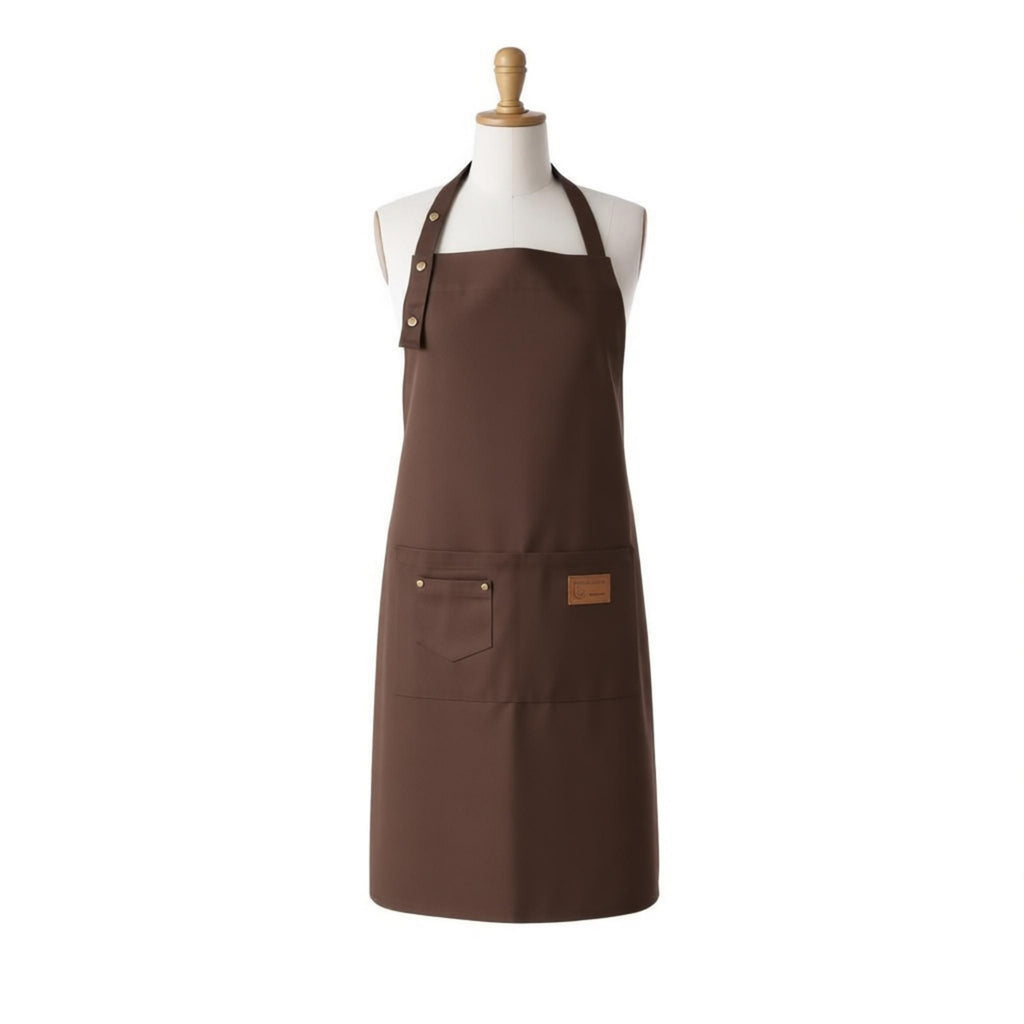 Anna-Kaci Kitchen Apron Cotton Blend Adjustable Neck Apron with Pocket for Cooking Baking Crafting